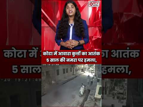 कोटा में आवारा कुत्तों का आतंक 5 साल की नमरा पर हमला,