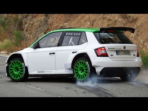 Test Jan Kopecky | Skoda Fabia R5 | RallyRACC 2016 by Jaume Soler