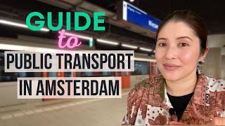 Public transport guide in Amsterdam