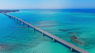 [4K] 世界で最も綺麗な橋 宮古島-池間大橋