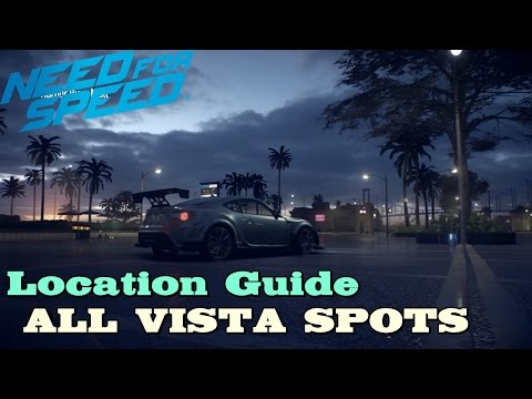Need For Speed ★ All 30 Vista Spots [Location Guide]