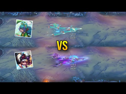 Rain Shepherd Gwen vs Soul Fighter Gwen - Skin Comparison - League of Legends