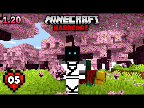 LET'S FIND NEW 1.20 BIOME HARDCORE MINECRAFT (Malayalam) EP:5