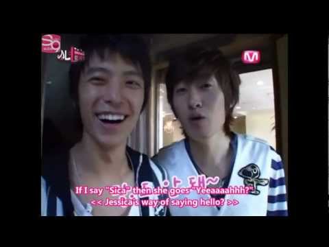 SJ's Donghae & Eunhyuk imitating SNSD members