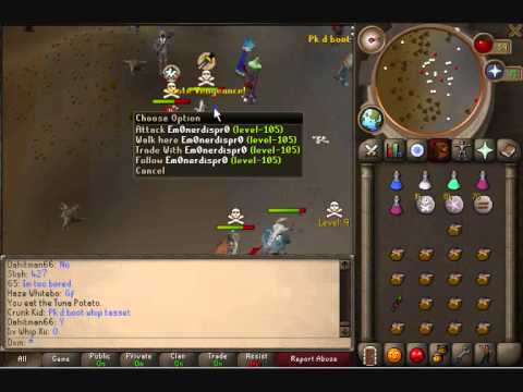 DXM pk vid 1 - Maxed 40 defence pure - Rapier, Turmoil, epic dds specs