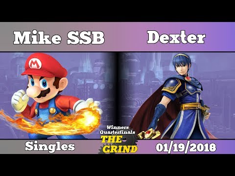 The Grind 11 MikeSSB (Mario) vs Dexter (Marth) Winners Quarterfinals
