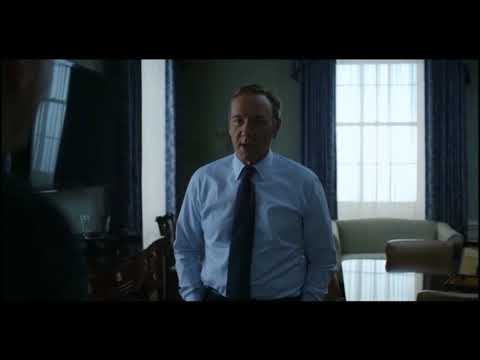 Frank Underwood - Kevin Spacy - gets punched by Marty lobbyist -  House of cards