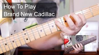 'Brand New Cadillac' Vince Taylor & His Playboys Guitar & Bass Lesson