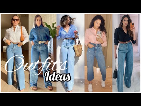 Outfits 2024 MODA CASUAL CON JEANS EN TENDENCIA IDEAS DE LOOKS FASHION