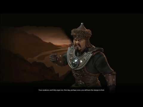 Sid Meier's Civilization VI: Rise and Fall - Genghis Khan of Mongolia Denounces You