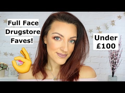 Drugstore favourites tutorial | The best drugstore and affordable makeup 2018