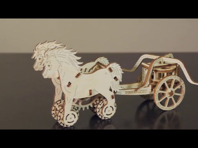 Video Teaser für Mechanical model "Chariot Da Vinci"