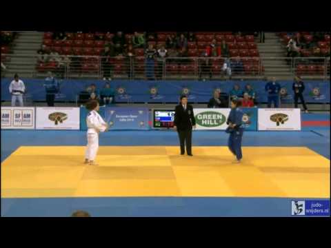 Judo 2014 European Open Sofia: Krasniqi (IJF) - Lokmanhekim (TUR) [-48kg] semi-final
