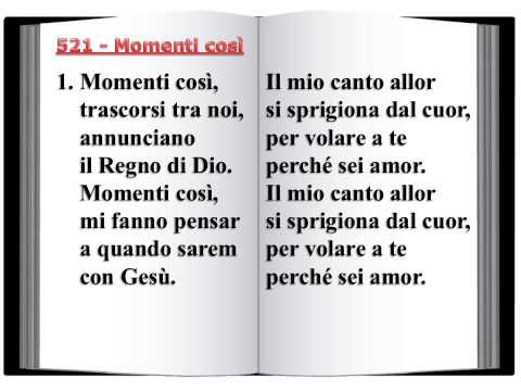 521 Momenti così - Innario Chiesa Cristiana Avventista del Settimo Giorno 2014