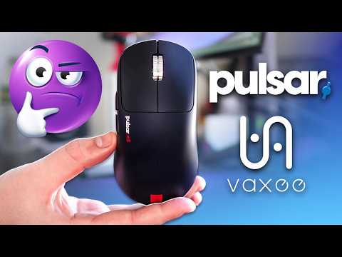 Pulsar eS FS1 Mouse + PD170 Mousepad! SHOCKING VAXEE COLLAB