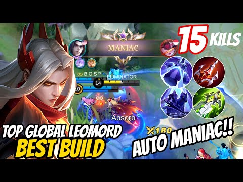 100% MANIAC WITH THIS LEOMORD BEST BUILD OF 2023! TOP GLOBAL LEOMORD GAMEPLAY