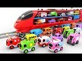 Colors For Children With Train Transporter Toy Street Vehicles