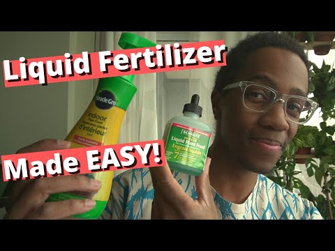 Liquid Fertilizer | How to fertilize your houseplants