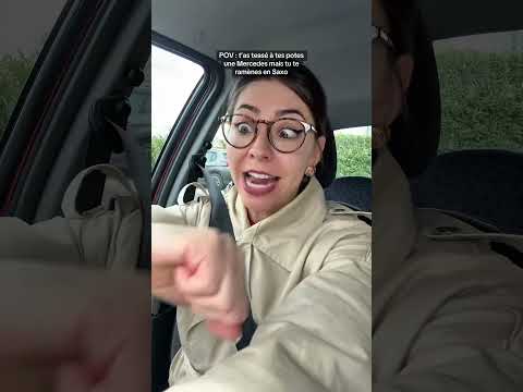 POV : T'as teasé à tes potes une Mercedes mais tu te ramènes en saxo #humour #pourtoi #foryou