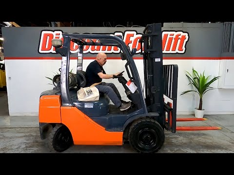 TOYOTA 8-series 8FGU25 5,000lb LP (Propane) #3707 - Forklift for Sale