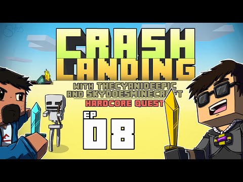 Minecraft - CRASH LANDING: Ep 8 "CITY OF DEATH, PANIC & CHAOS!" w/SkyDoesMinecraft