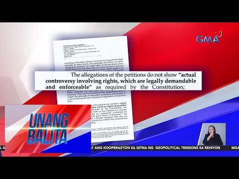 Hiling ni VP Duterte sa Korte Suprema – Ibasura ang mga petisyon kaugnay sa P125M… Unang Balita