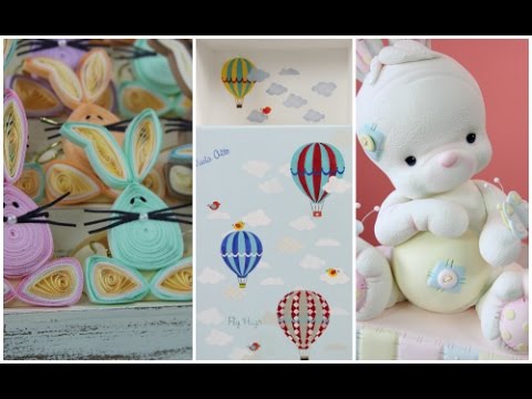 ManosalaObraTv Programa 12 -  Porcelana Fria - Quilling - Mueble para Bebe - Stencils