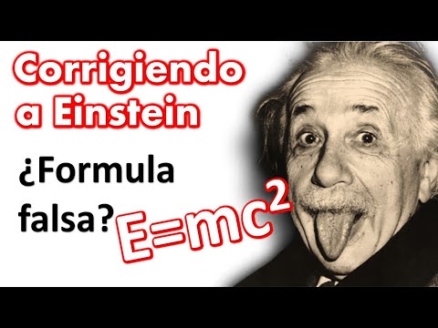 Energía igual a masa por c al cuadrado, E=mc². ¿Esta fórmula es correcta?