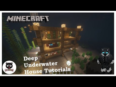 PowerBust - EASY MINECRAFT: UNDERWATER House Tutorial - How to Build a House in Minecraft Guide 1.16