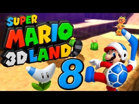 Let's Play Super Mario 3D Land (100%) - Part 8 - Bumerangblumen für Mario!