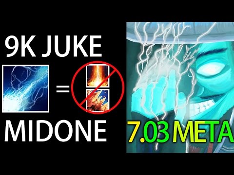 9K Juke MidOne Dota Storm Spirit 7.03 META Ranked Gameplay