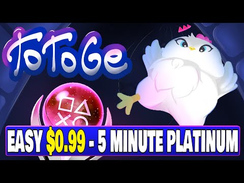 New Easy $0.99 - 5 Minute Platinum Game | Totoge Quick Trophy Guide