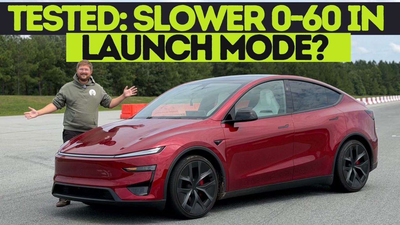 Launch Mode Is Slower? 2026 Tesla Model Y Performance Acceleration, 1/4mi, & Braking Benchmarked