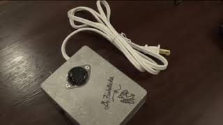 Video thumbnail for Leslie 145 147   type 6W Dr  Fishsticks controller demo   with guitar and preamp by Vintkey