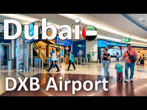 Dubai Airport (DXB) Terminal 3 Walking Tour 4K🇦🇪