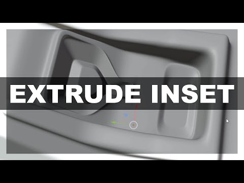 Blender - Extrude and Inset