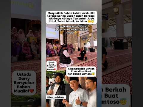 Bobon Santoso Muallaf 🤲😇 #viralvideo #viralshorts #bobonsantoso