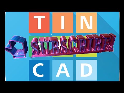 Tinkercad Beginner Tutorial! ( Part 3 ) Text and Draw Features! 3D Modeling