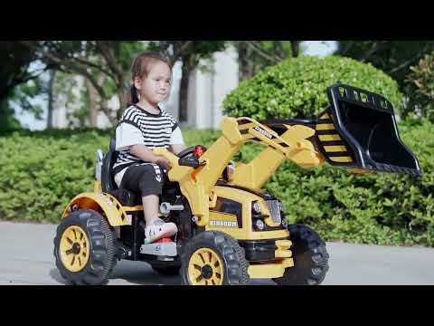 Costway 12V Battery Powered Kids Ride-on Dumper Truck