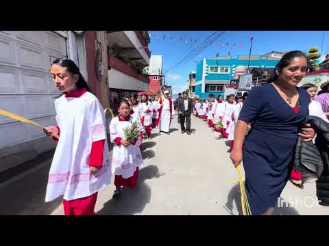 Domingo de ramos en San José Ojetenam San Marcos.