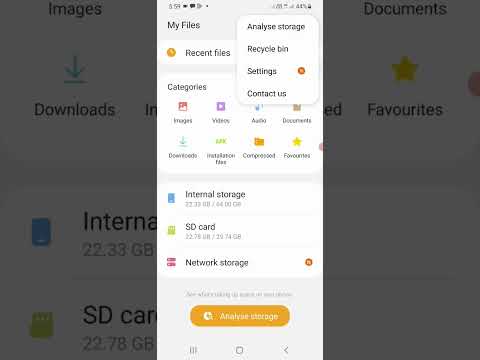 Samsung mobile file manager recycle bin off kaise kare technical
