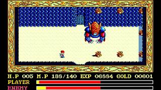 【PC8801】『イースII』 Vol.04 ～氷壁越えたら溶岩地帯～ 【レトロゲーム実況】