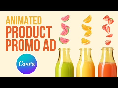 Creative Motion Animation Promo Ad in Canva | Canva Tutorial for Beginners