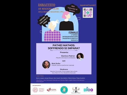 Finale del Torneo Interuniversitario di dibattito 2025