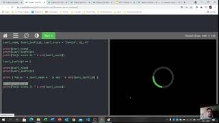 Python wk2 variabelen verhogen CodeKlopper