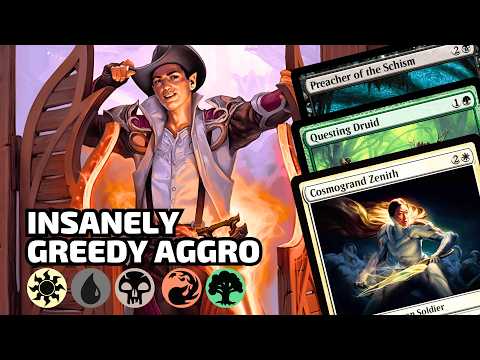 🟢🔴⚪⚫This Makes NO Sense, But WINS A LOT! | MTG Arena Standard