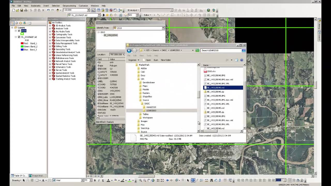 Step #2b Obtaining Surface Data
