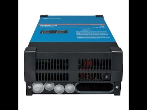 MultiPlus II 12/3000 120VAC inverter charger. This video will teach you DC and AC wires connections.