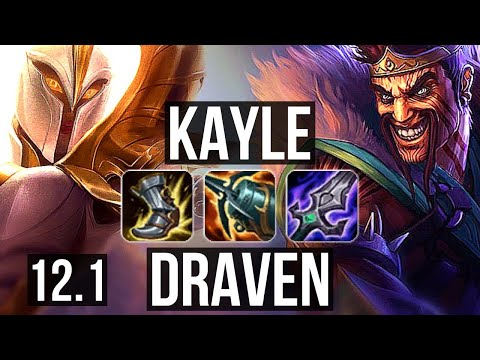 KAYLE vs DRAVEN (TOP) | 9 solo kills, 1.4M mastery, Legendary, 400+ games | NA Diamond | 12.1