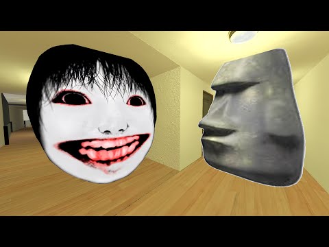 Scary Yoshie And Moai Nextbots Gmod | Garry's mod